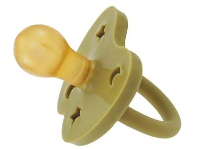 Kauczukowy smoczek okrągły korony 3-36 miesięcy