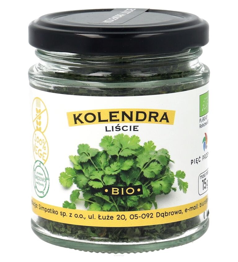 Kolendra liście BIO 15 g - Pięć Przemian
