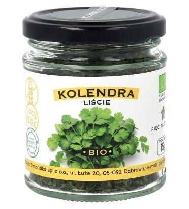 Kolendra liście BIO 15 g - Pięć Przemian