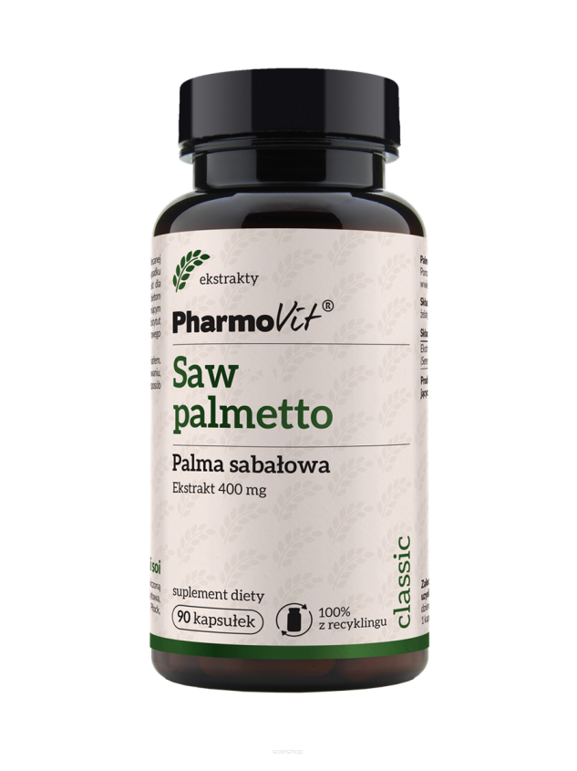 Saw palmetto Palma sabałowa 400 mg 90 kaps | Classic Pharmovit