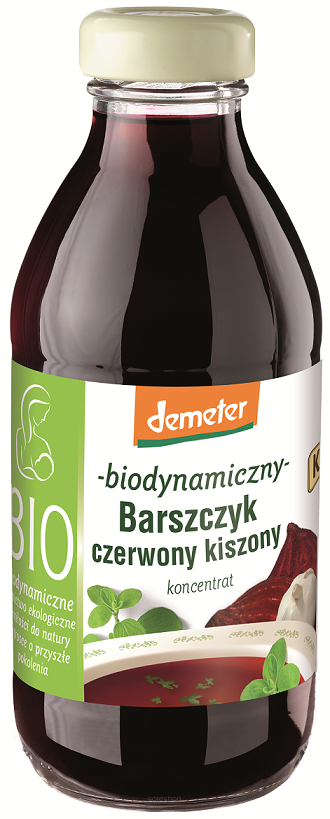 BARSZCZ CZERWONY KISZONY BEZGLUTENOWY KONCENTRAT DEMETER BIO 320 ml - KOWALEWSKI