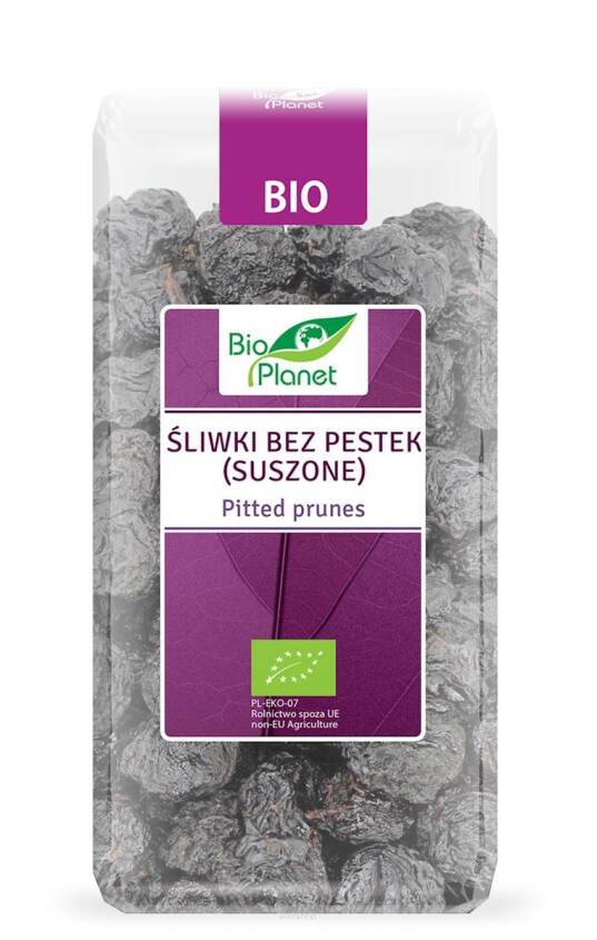 ŚLIWKI BEZ PESTEK SUSZONE BIO 400 g - BIO PLANET