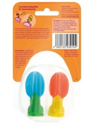 Łyżeczka do przekąsek w tubce 2 sztuki