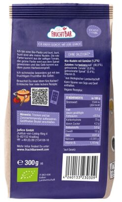 Makaron z pszenicy durum z pomidorami i szpinakiem po 12 miesiącu BIO 300 g