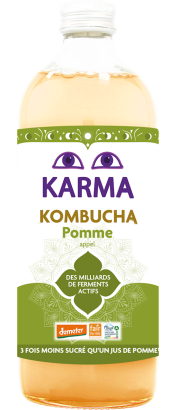 KOMBUCHA Z JABŁKIEM FAIR FOR LIFE DEMETER BIO 1 L - KARMA KOMBUCHA