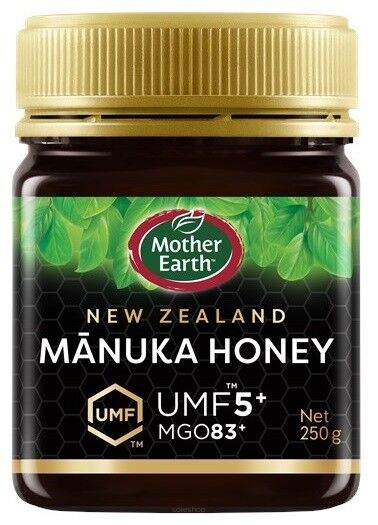 MIÓD MANUKA MGO 83+ UMF 5+ 250 g - MOTHER EARTH