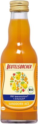 SHOT OWOCOWY GRUSZKA - ROKITNIK BIO 200 ml - BEUTELSBACHER