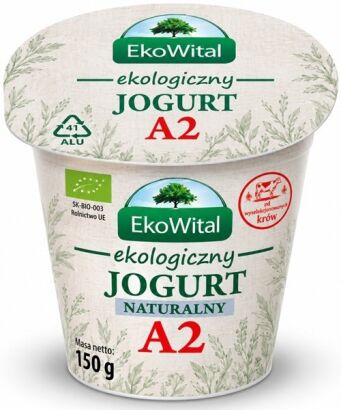 Jogurt naturalny z mleka A2 BIO 150 g