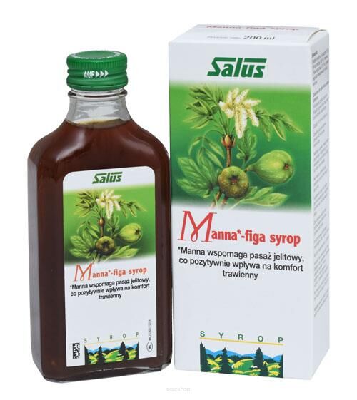 SYROP JESION MANNOWY - FIGA BEZGLUTENOWY 200 ml - SALUS