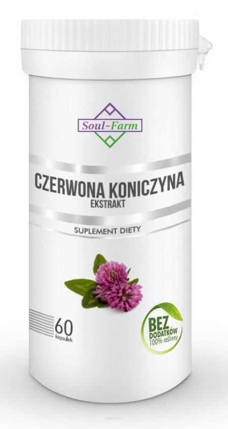 CZERWONA KONICZYNA EKSTRAKT 60 KAPSUŁEK (300 mg) - SOUL FARM