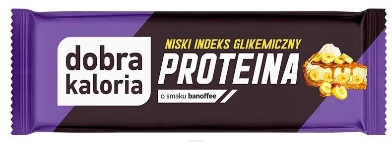 Baton proteinowy banoffee bez dodatku cukru NISKI IG 45g