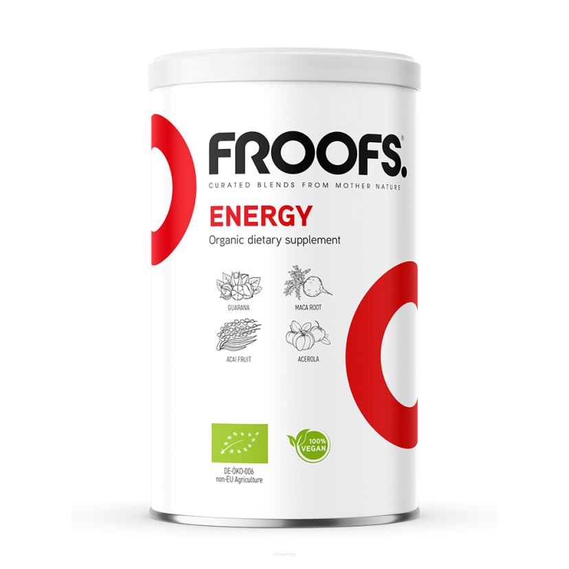 MIESZANKA ENERGY W PROSZKU BIO 200 g - FROOFS