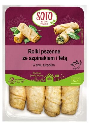 Borek- rolki pszenne ze szpinakiem i fetą BIO 190 g
