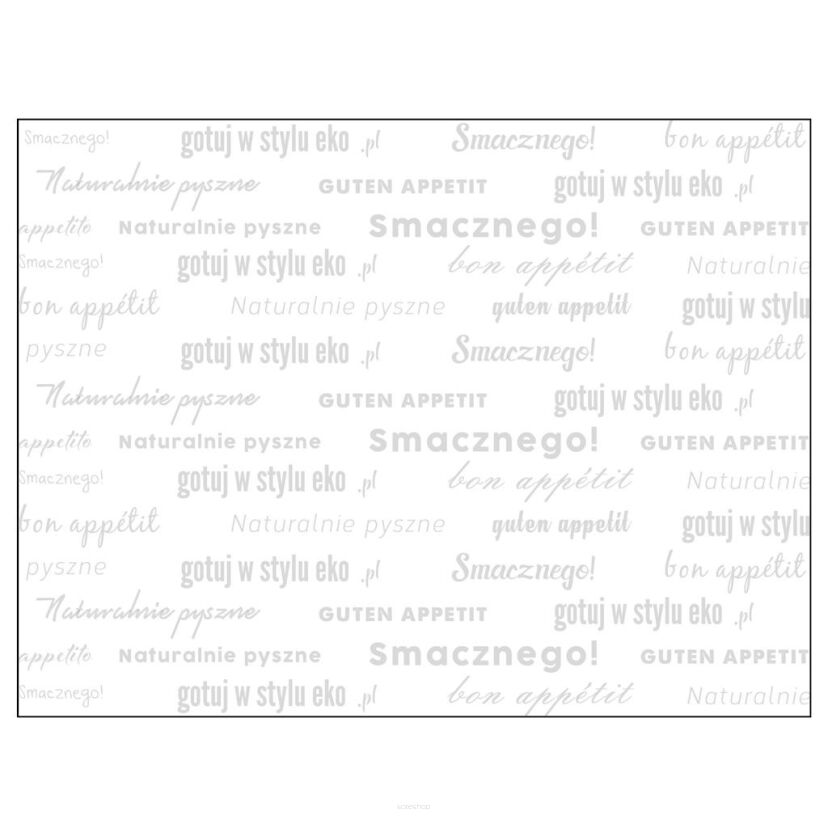 PAPIER DO PAKOWANIA ŻYWNOŚCI 30 x 40 cm - RYZA 5 kg