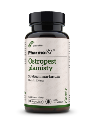 Ostropest plamisty Silybum marianum 330 mg 90 kaps | Classic Pharmovit