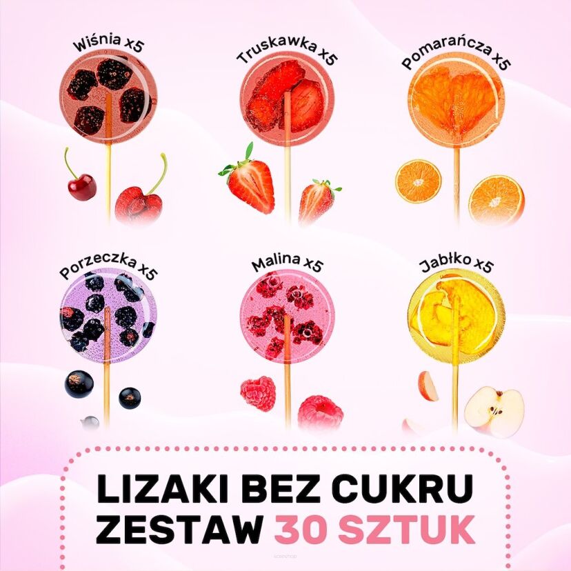 Lizaki TimPops  B/C mix smaków 30 szt