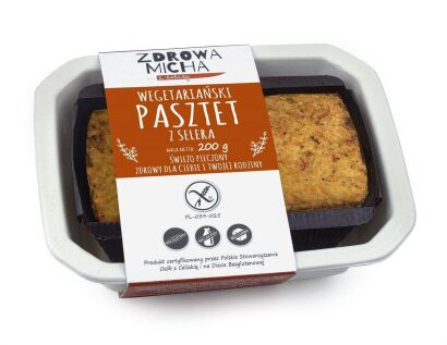 PASZTET Z SELERA BEZGLUTENOWY 200 g - ZDROWA MICHA (NA ZAMÓWIENIE)