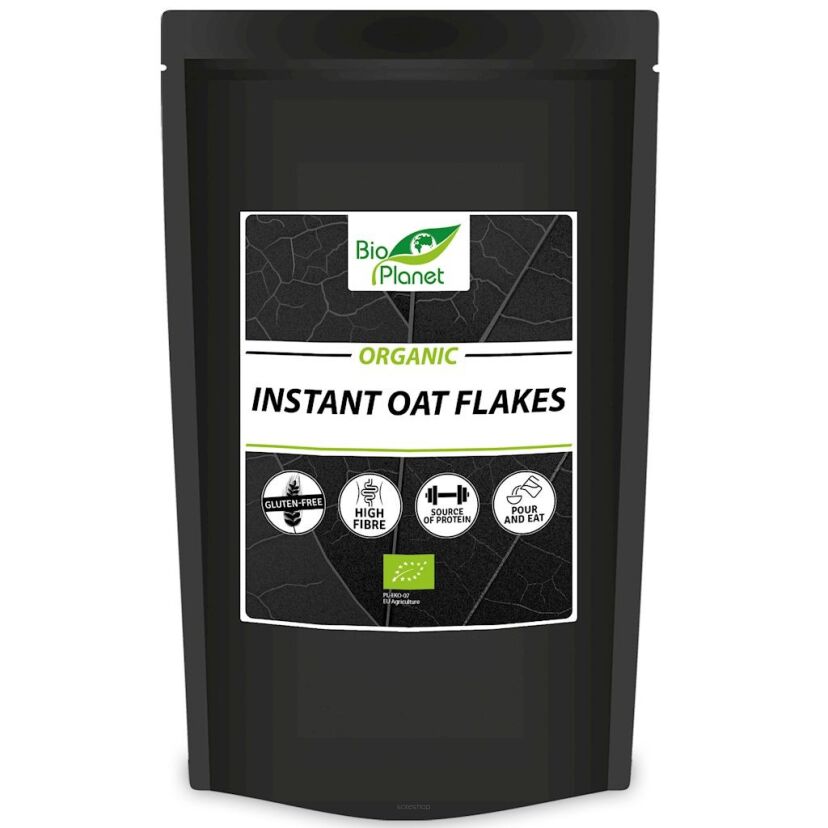 PŁATKI OWSIANE BŁYSKAWICZNE BEZGLUTENOWE BIO 500 g - BIO PLANET INTERNATIONAL