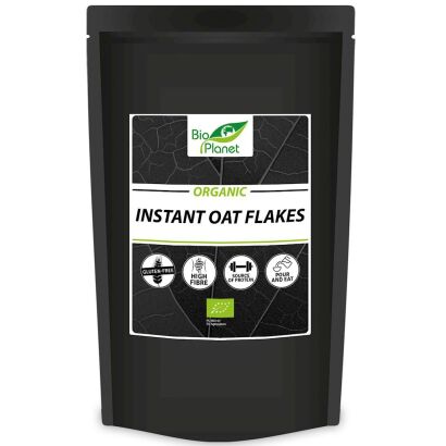 PŁATKI OWSIANE BŁYSKAWICZNE BEZGLUTENOWE BIO 500 g - BIO PLANET INTERNATIONAL