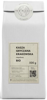 KASZA GRYCZANA KRAKOWSKA NIEPALONA BIO 500 g - THE PLANET