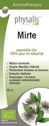 OLEJEK ETERYCZNY MIRTE (MIRT ZWYCZAJNY) BIO 10 ml - PHYSALIS