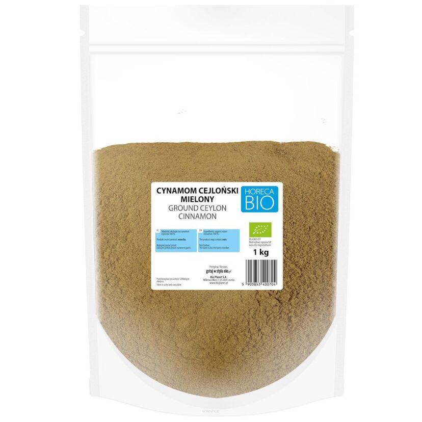 CYNAMON CEJLOŃSKI MIELONY BIO 1 kg - HORECA (BIO PLANET)