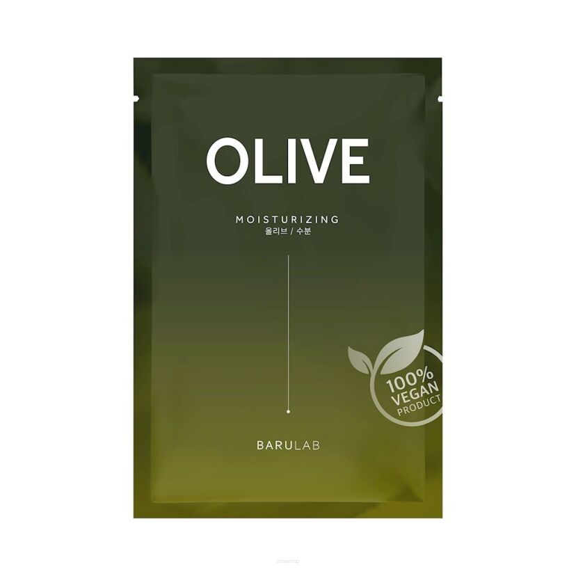 MASECZKA DO TWARZY W PŁACHCIE OLIWKA 23 g - BARULAB