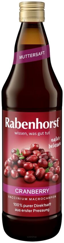 SOK Z ŻURAWINY NFC 750 ml - RABENHORST