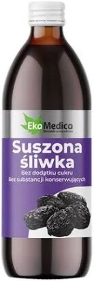 Suszona śliwka sok z suszonej śliwki 500ml EkaMedica