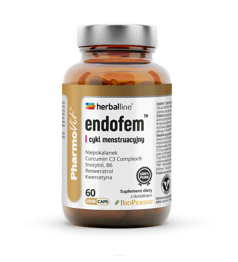 Endofem™ cykl menstruacyjny 60 kaps | Herballine™ Pharmovit