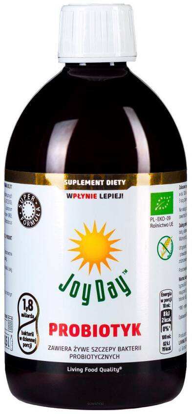 SUPLEMENT DIETY PROBIOTYK BEZGLUTENOWY BIO 500 ml - JOY DAY