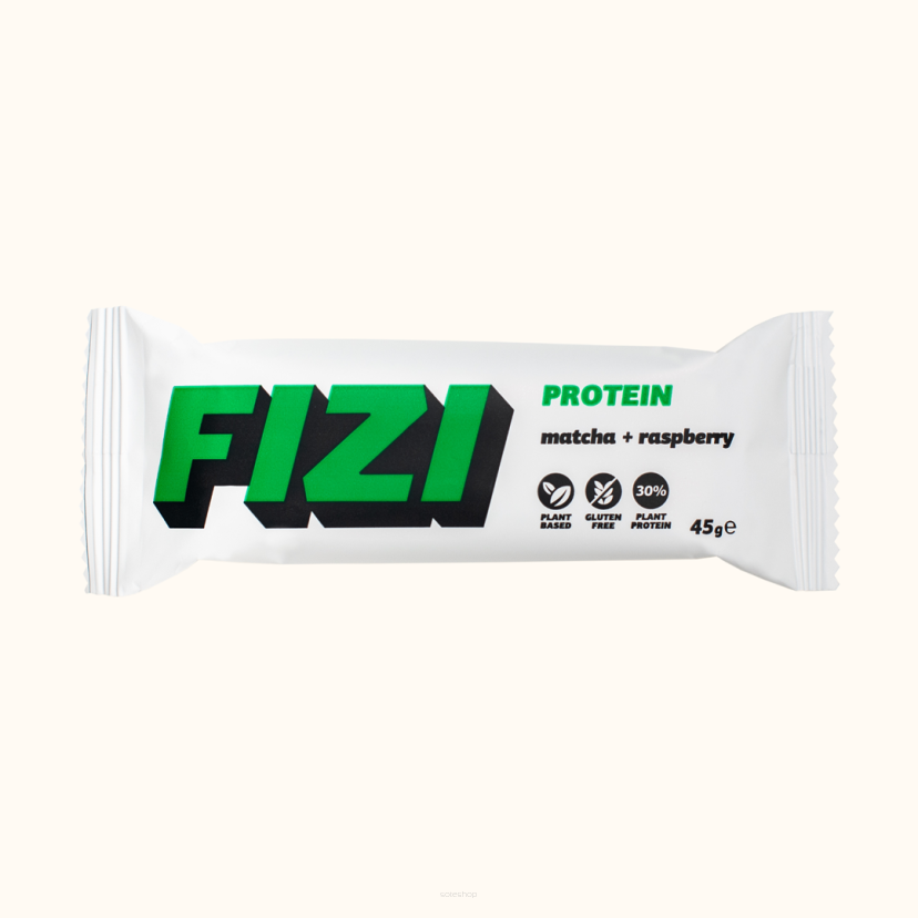 Baton proteinowy matcha raspberry 45 g - Fizi