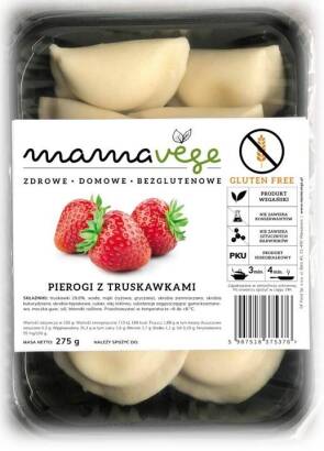 Pierogi z truskawkami BEZGL 275 g