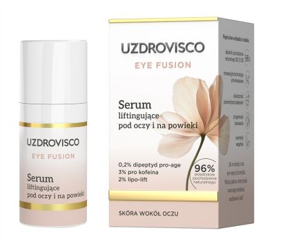 SERUM POD OCZY I NA POWIEKI LIFTINGUJĄCE 15 ml - UZDROVISCO (EYE FUSION)