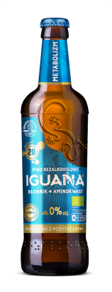 PIWO BEZALKOHOLOWE IGUANA METABOLIZM BIO 475 ml - BROWAR PIOTRKÓW