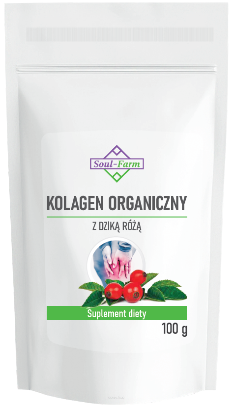 KOLAGEN RYBI Z DZIKĄ RÓŻĄ W PROSZKU 100 g - SOUL FARM