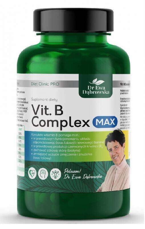 Vit. B Complex MAX 120 kaps. Dr. Ewa Dąbrowska - Jodavita