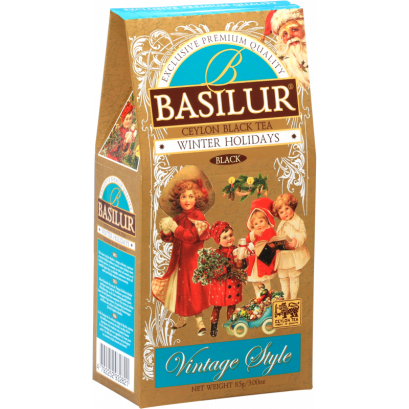 Herbata czarna liściasta Winter Holidays 85g stożek- Basilur
