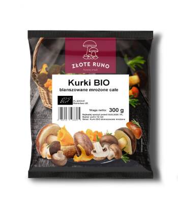 KURKI BLANSZOWANE MROŻONE CAŁE BIO 300 g - ZŁOTE RUNO