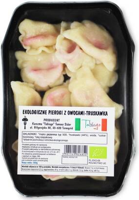 PIEROGI Z TRUSKAWKĄ BIO 400 g - KARCZMA TABIAGO (NA ZAMÓWIENIE)