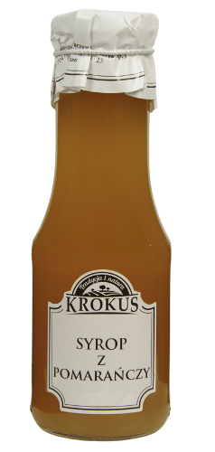 SYROP POMARAŃCZOWY BEZGLUTENOWY 355 g (280 ml) - KROKUS