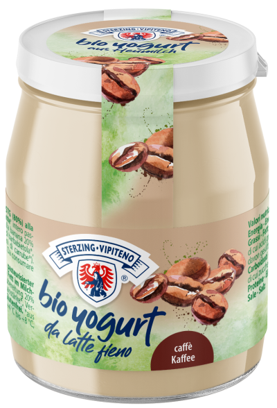 JOGURT KAWOWY Z MLEKA SIENNEGO BIO 150 g - STERZING-VIPITENO