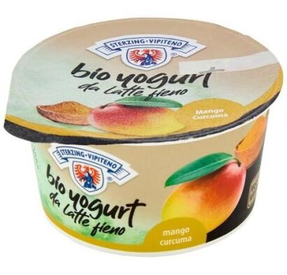 JOGURT MANGO - KURKUMA Z MLEKA SIENNEGO BEZGLUTENOWY BIO 170 g - STERZING-VIPITENO