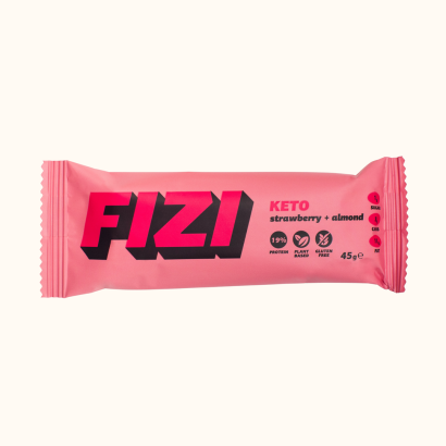 Baton keto proteinowy strawberry almondl 45 g - Fizi