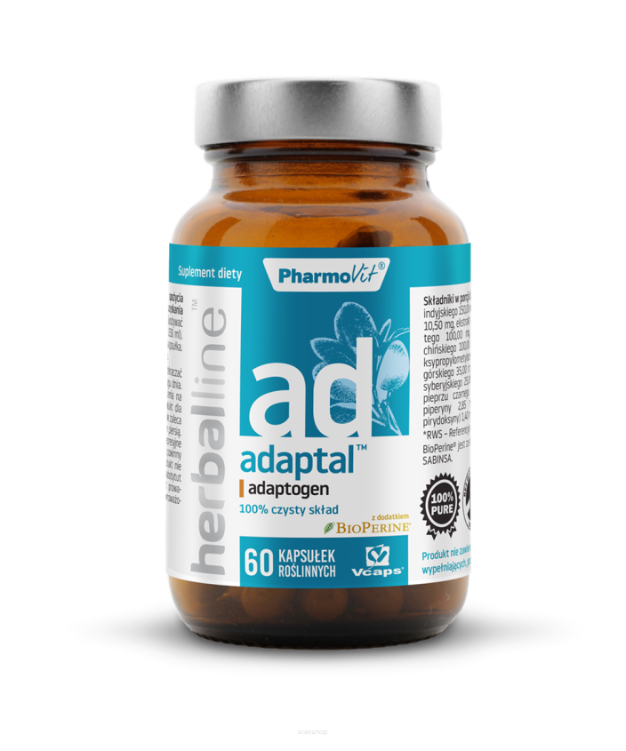Adaptal™ adaptogen 60 kaps Vcaps® | Herballine™ Pharmovit