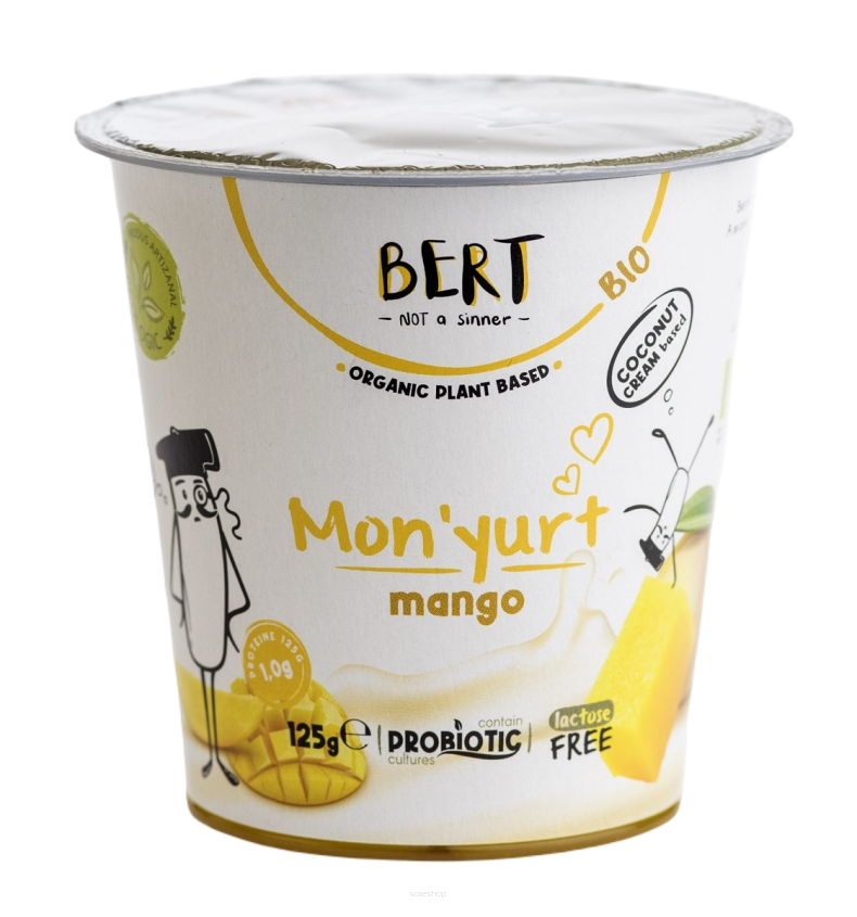 DESER KOKOSOWY Z MANGO BIO 125 g - BERT