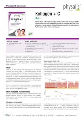 KOLAGEN RYBI + WITAMINA C 60 TABLETEK - PHYSALIS