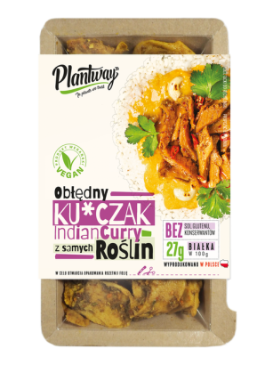 KURCZAK ROŚLINNY A'LA INDIAN CURRY 160 g - PLANTWAY