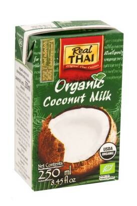 Mleczko kokosowe 85% BIO 250 ml - Real Thai
