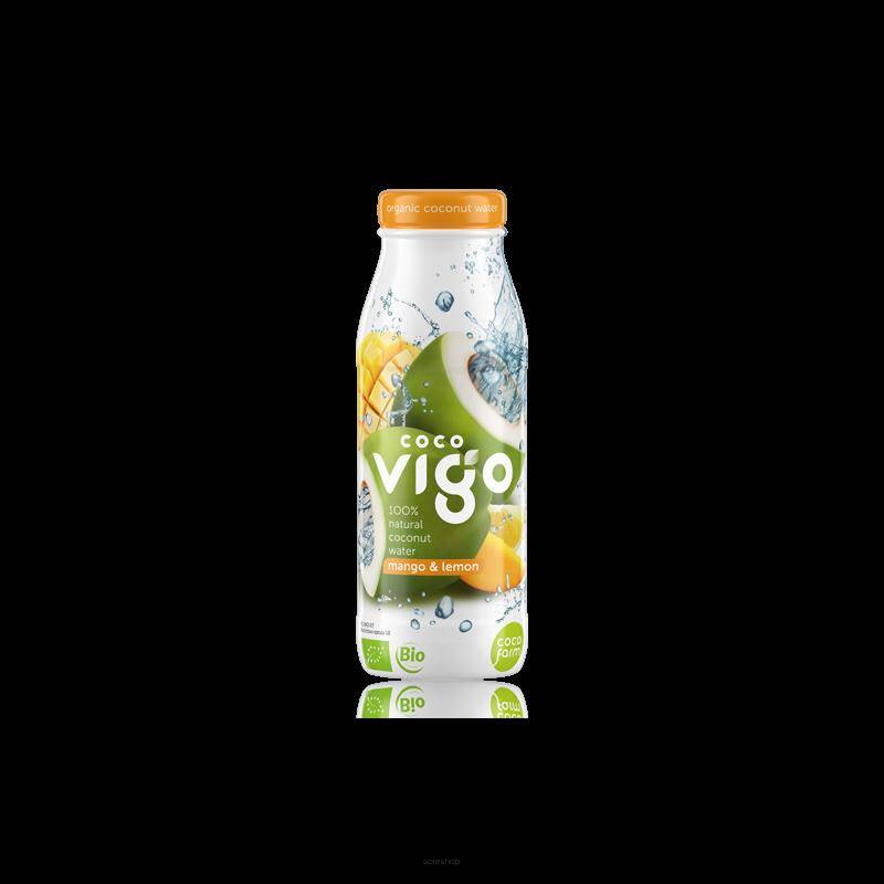 Woda kokosowa z mango i cytryną CocoVigo 175ml - Coco Farm